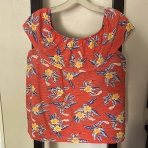 Old Navy Floral Top Size Medium